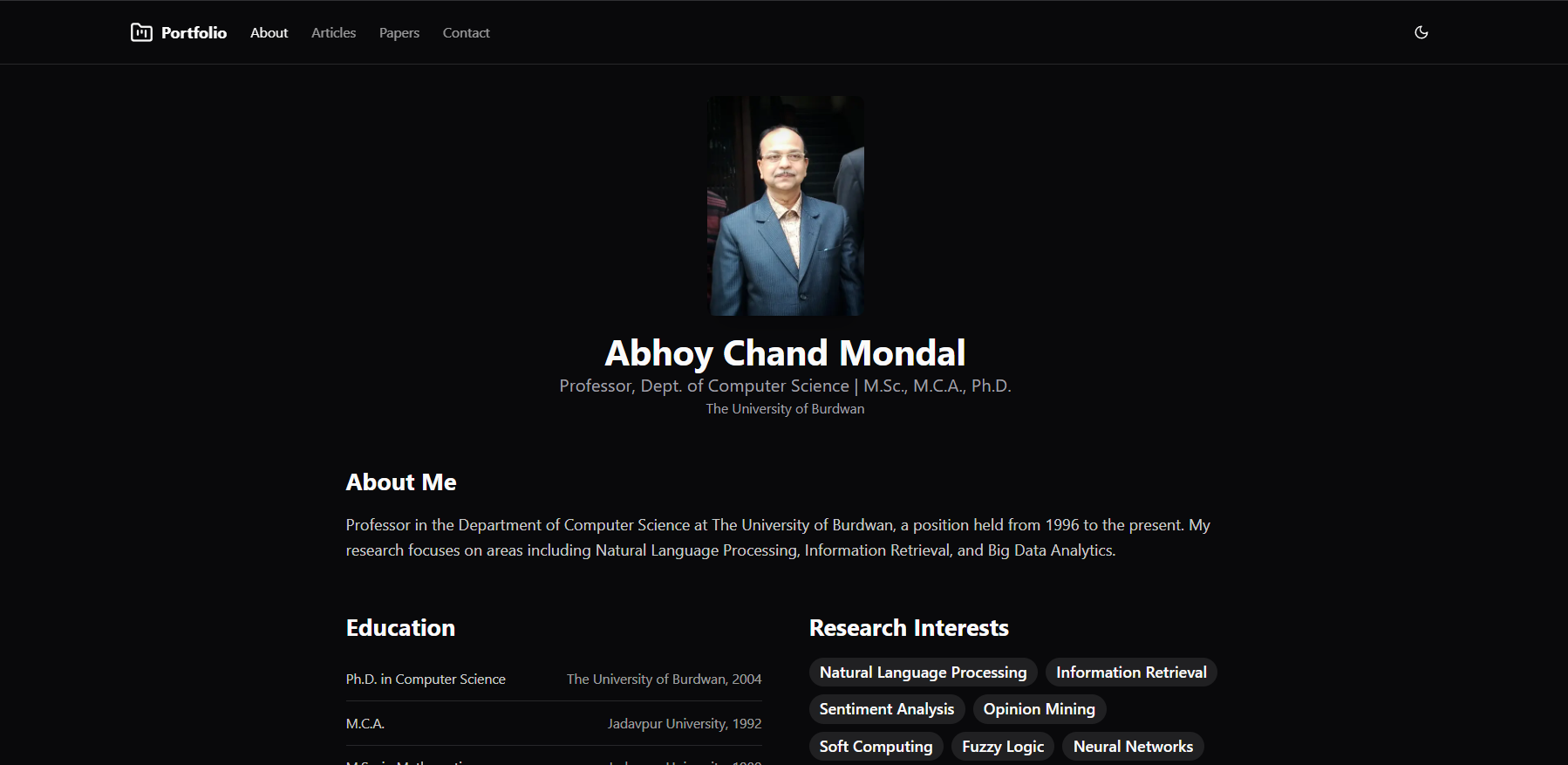 ACM Portfolio